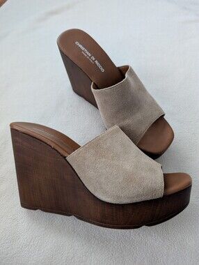 Christian Di Riccio Platform Wedge Sandals 37